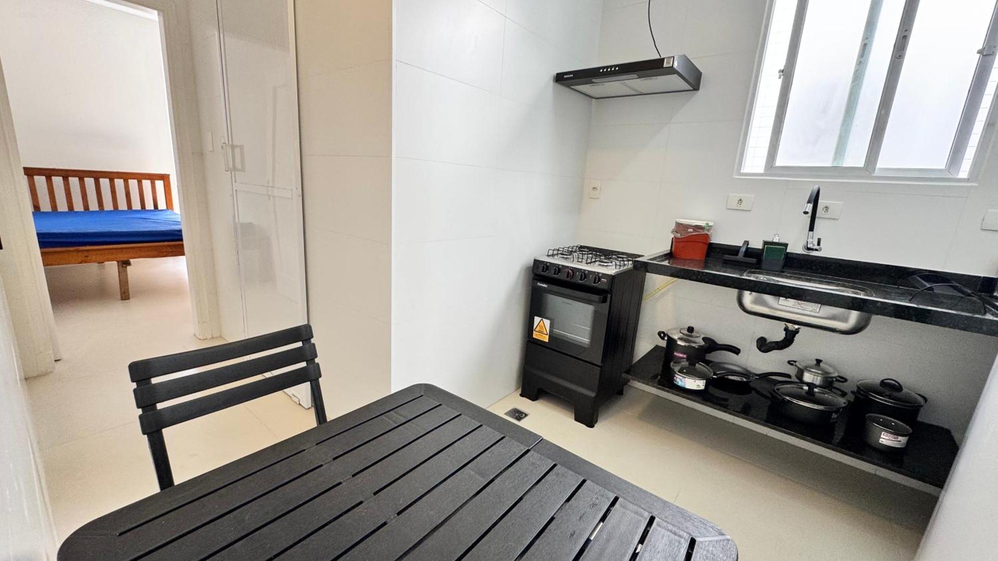Studio 909 Pitangueiras - Edificio Bandeirantes - Com Estacionamento Incluido Guarujá Buitenkant foto